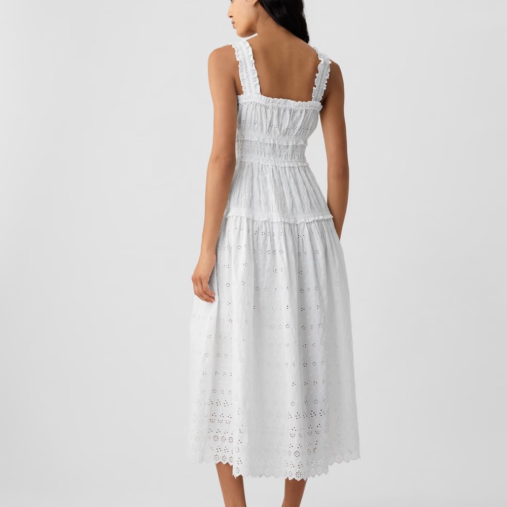 BNWT Gap × DÔEN Eyelet Midi Dress - Picture 3 of 3